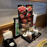 米沢牛・焼肉 さかの - 卓上