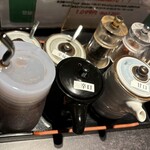 米沢牛・焼肉 さかの - 卓上調味料