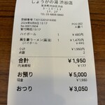 長岡生姜ラーメン しょうがの湯 - 