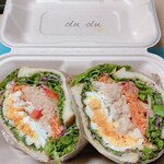 olu olu - サンドイッチ　（サラダチキン×ゴマドレ）