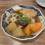 蓮屋権左衛門 - つくば鶏と蓮根のうま煮（ハーフ）