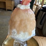 季節のくだもの 団吉氷店 - ローズゼラニウム薫る桃ミルク！1800円！