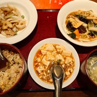 中国料理 青冥 堂島本店 - トリプルランチ(1,100→1,000円)+ご飯をチャーハンに変更(100円)
                    