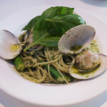 魚河岸トミーナ - はまぐりのジェノベーゼソース(2980円)