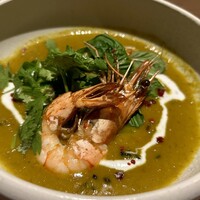 Longrain Tokyo - 海老の“ロングレイン”グリーンカレー