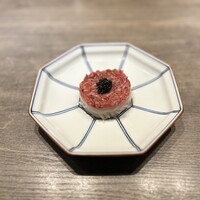 USHIGORO S. GINZA - 和牛タルタルとビーフン キャビア添え