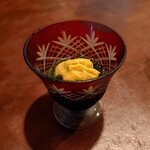 りょうりや 御旅屋 - もずく生雲丹