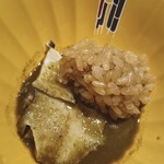 川崎 鮨 よこ田 - 鮑と肝を。そして追いシャリで最高か・・・