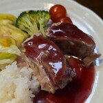 キッチン ブルー グローブ - 大きいブロックから