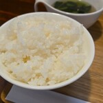 キッチン ブルー グローブ - ご飯大盛りのアップ