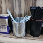 横浜家系らーめん 武源家 - 卓上調味料その2