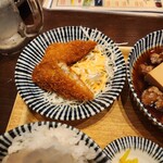 Nikudofu to Lemon Sour Taishu Shokudo Yasubee Asti Mishima Sausu Ten - 白身魚フライ