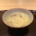 眞善美 - 鶏塩ラーメン　蓴菜