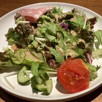 パージナ イタリアン ファイアワークス プラス カフェ ～薪焼きイタリアンとワイン～ - 初、胡麻ドレッシング