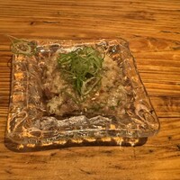 十番 無鴨黒 - 鴨のなめろう