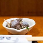 光寿司 - 2024.8 お通し（ツブ貝煮）