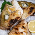 光寿司 - 2024.8 かぶと焼き（650円）カンパチのカブトとカマ