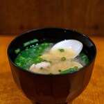 光寿司 - 2024.8 蛤のお味噌汁