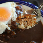 レストラン メープル - ハンバーグカレー1180円
