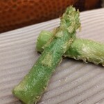 天麩羅 おばた - アスパラ