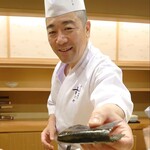 日本橋蛎殻町 すぎた - 帆立の磯辺焼き(追加)