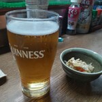 味の蔵どんつく - ノンアルコールビールとお通し