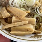 ラーメン もっけだの - 『G麺(スープ付)』のメンマ