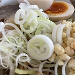 ラーメン もっけだの - 『G麺(スープ付)』のねぎ