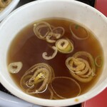 ラーメン もっけだの - 『G麺(スープ付)』のスープ