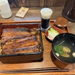 炭火焼和めし処 しんぱち食堂 - うな重(松) ご飯大盛　2860円