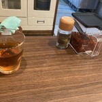 中華そば タンポポ - 卓上