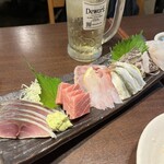 せいじ - 刺し盛り　新子(小肌)美味しかった！