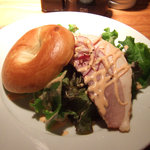 カフェ マメヒコ - ベーコンとレタスのサンド(600円)