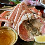 四季海鮮 旬花 - 噴火湾産朝茹で活ズワイが丸々１匹付いてるって‼︎身入りもよく、めっちゃ美味しかったです\(//∇//)\