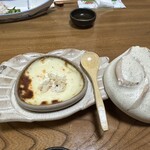 札幌蟹本家 福岡那之川店 - かにグラタン