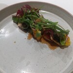 シェ ケンタロウ - ウナギ・フォアグラ・玉蜀黍