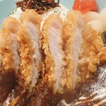 レストラン マカロニキッチン - カツ断面♪