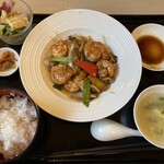 ル・シノワ 花栞 - ◉ 花栞ランチセット　1,870円（税込）　デザート付き