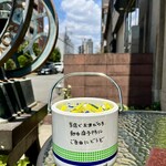 喫茶 水鯨 - 外で並ぶ方に熱中症対策アメが用意されてる！