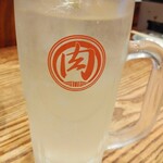 府中肉流通センター - レモンサワーさっぱりアダルト32円