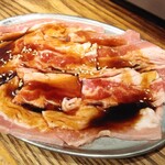 府中肉流通センター - 肉通カルビ659円が周年祭で同額1.5倍量