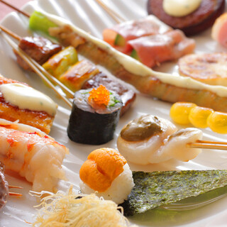 食材にこだわりあり◆毎日丁寧に仕込む多彩な串焼きが自慢