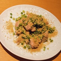 鶏料理 清水 - 本日の一品(セセリ柚子ポン酢 ネギかけ)