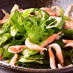 名古屋コーチン鶏おでん清水 - 桜えびとわかめ