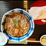 そば打ち幸甚 - えび天付冷やがけそば1200円