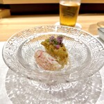 蔵六雄山 - 紫ウニと毛蟹。最強の組み合わせ。