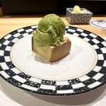 蔵六雄山 - カステラたまごと抹茶ババロア