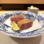 蔵六雄山 - 牛カツ。