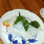 喜八 - 紋甲いか刺し　甘みが有ります