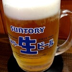 俺の中華たなか家 - ジョッキもビールも冷え❄冷え❄な「サントリートリプル生」一気にクールダウン⤵️⤵️⤵️(^_-)-☆
